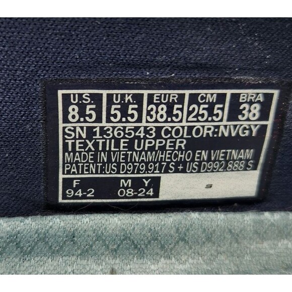 Skechers Slip-Ins On-The-Go Flex-Top Notch Womens Sz 8.5 Navy Blue Slip On Shoes - Picture 9 of 9